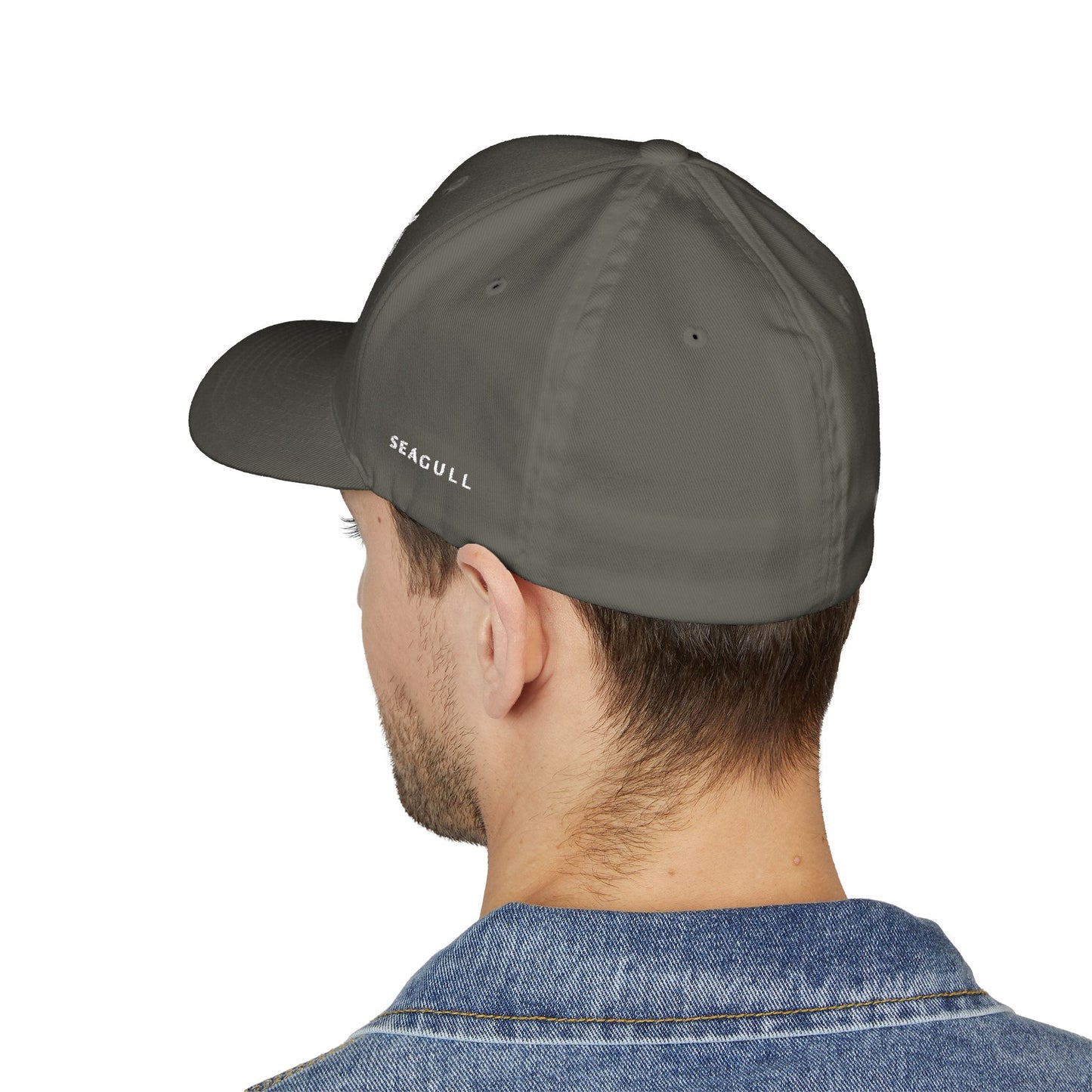 Embroidered Seagull Cap - Flex Fit