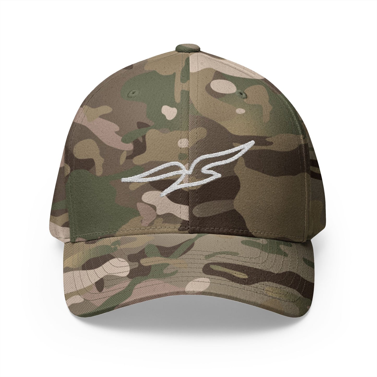 Embroidered Seagull Cap - Flex Fit