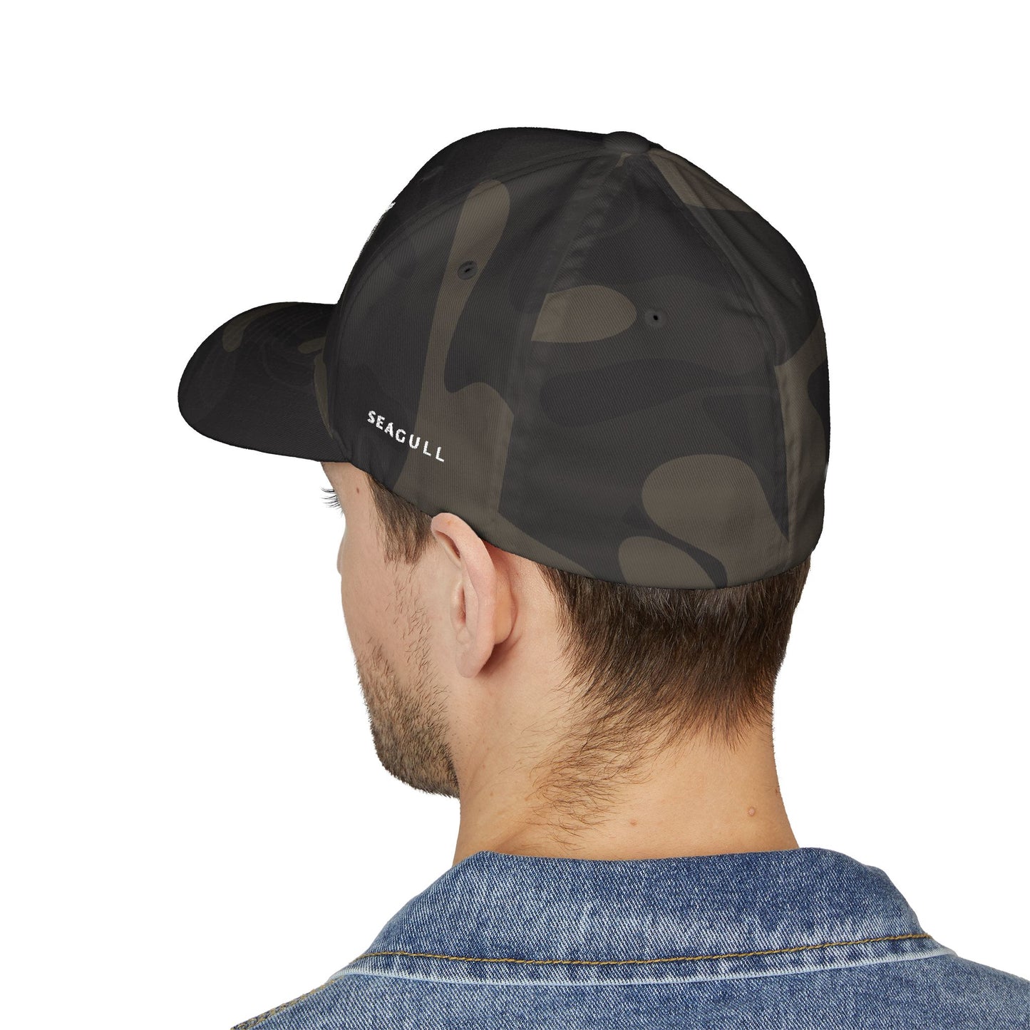 Embroidered Seagull Cap - Flex Fit