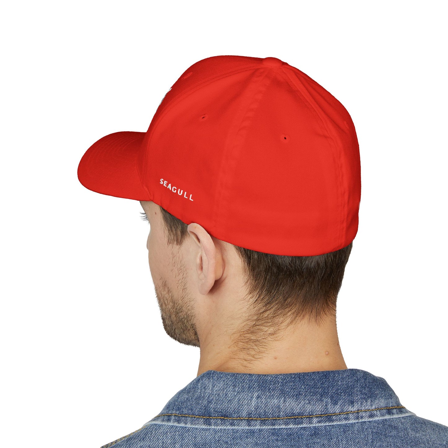 Embroidered Seagull Cap - Flex Fit