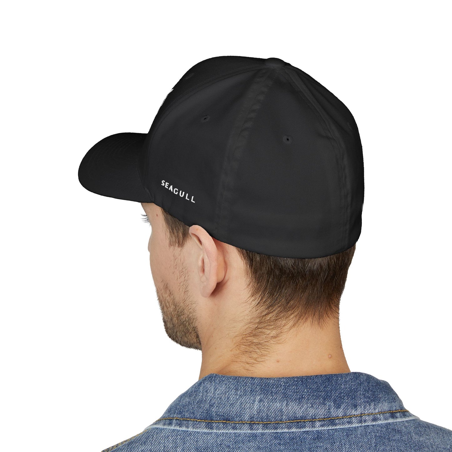 Embroidered Seagull Cap - Flex Fit