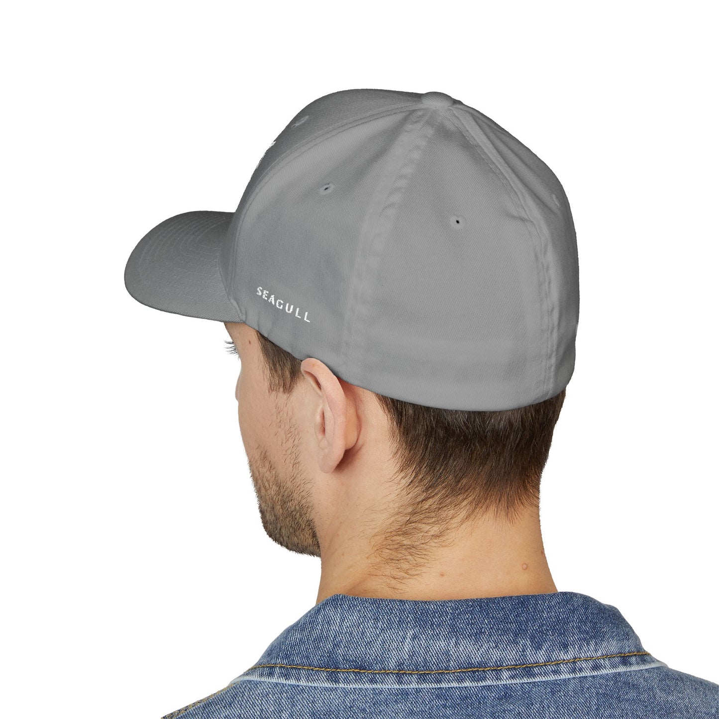 Embroidered Seagull Cap - Flex Fit