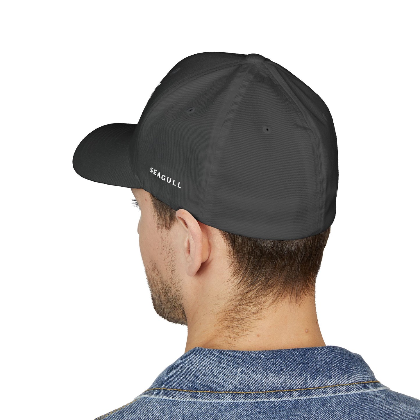 Embroidered Seagull Cap - Flex Fit