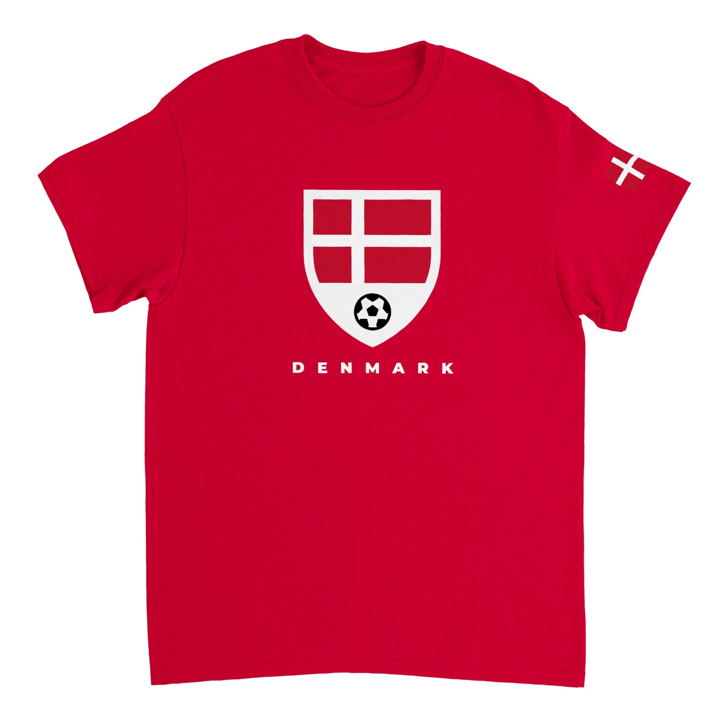 Denmark Heavyweight Unisex Crewneck T-shirt