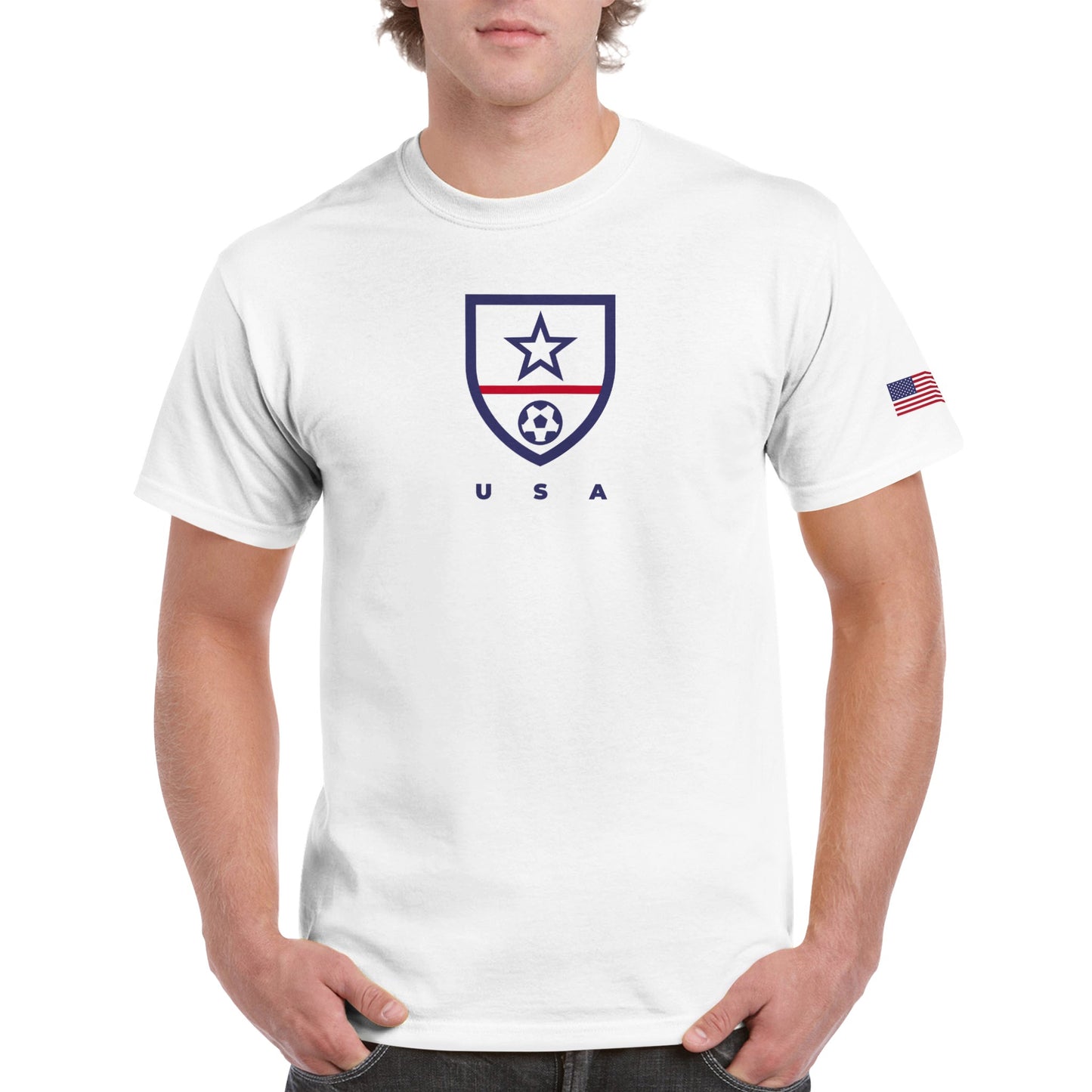 USA Heavyweight Unisex Crewneck T-shirt