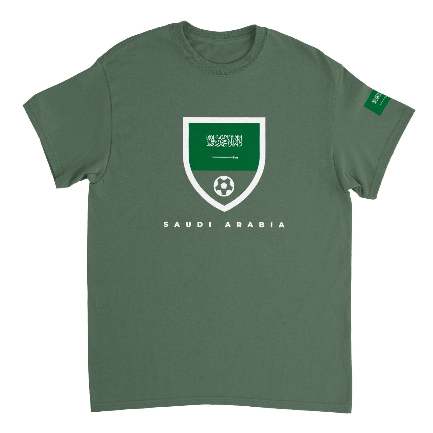 Saudi Arabia Heavyweight Unisex Crewneck T-shirt