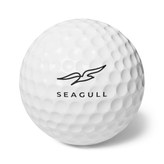 Golf Balls Seagull Logo, 6pcs