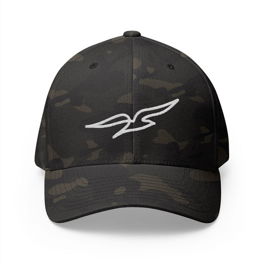 Embroidered Seagull Cap - Flex Fit
