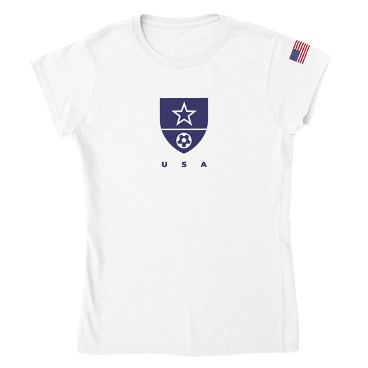 USA Classic Womens Crewneck T-shirt