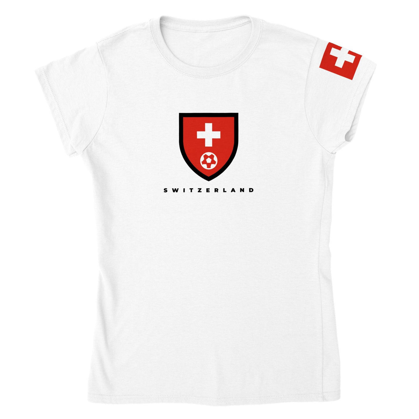 Switzerland Classic Womens Crewneck T-shirt