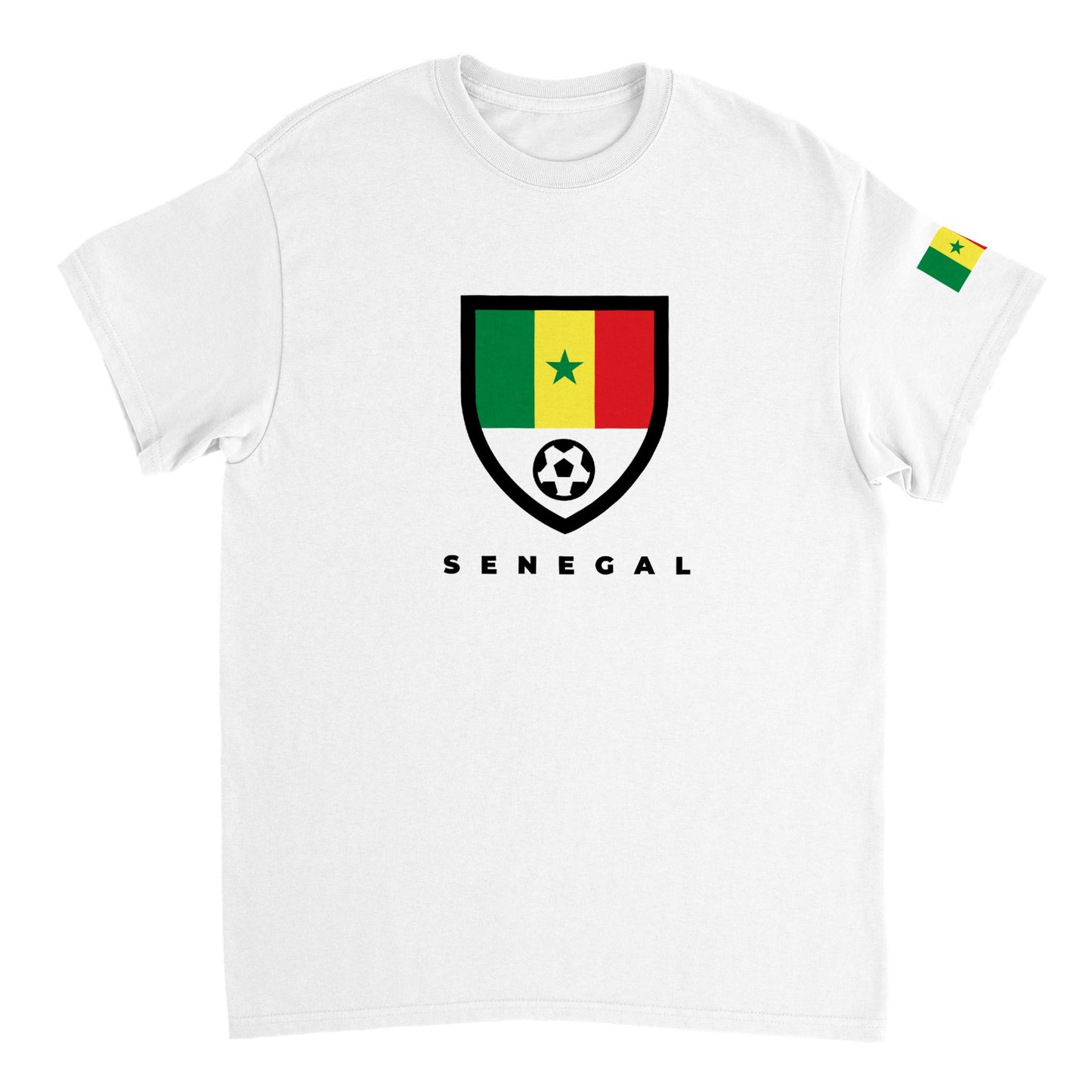 Senegal Heavyweight Unisex Crewneck T-shirt