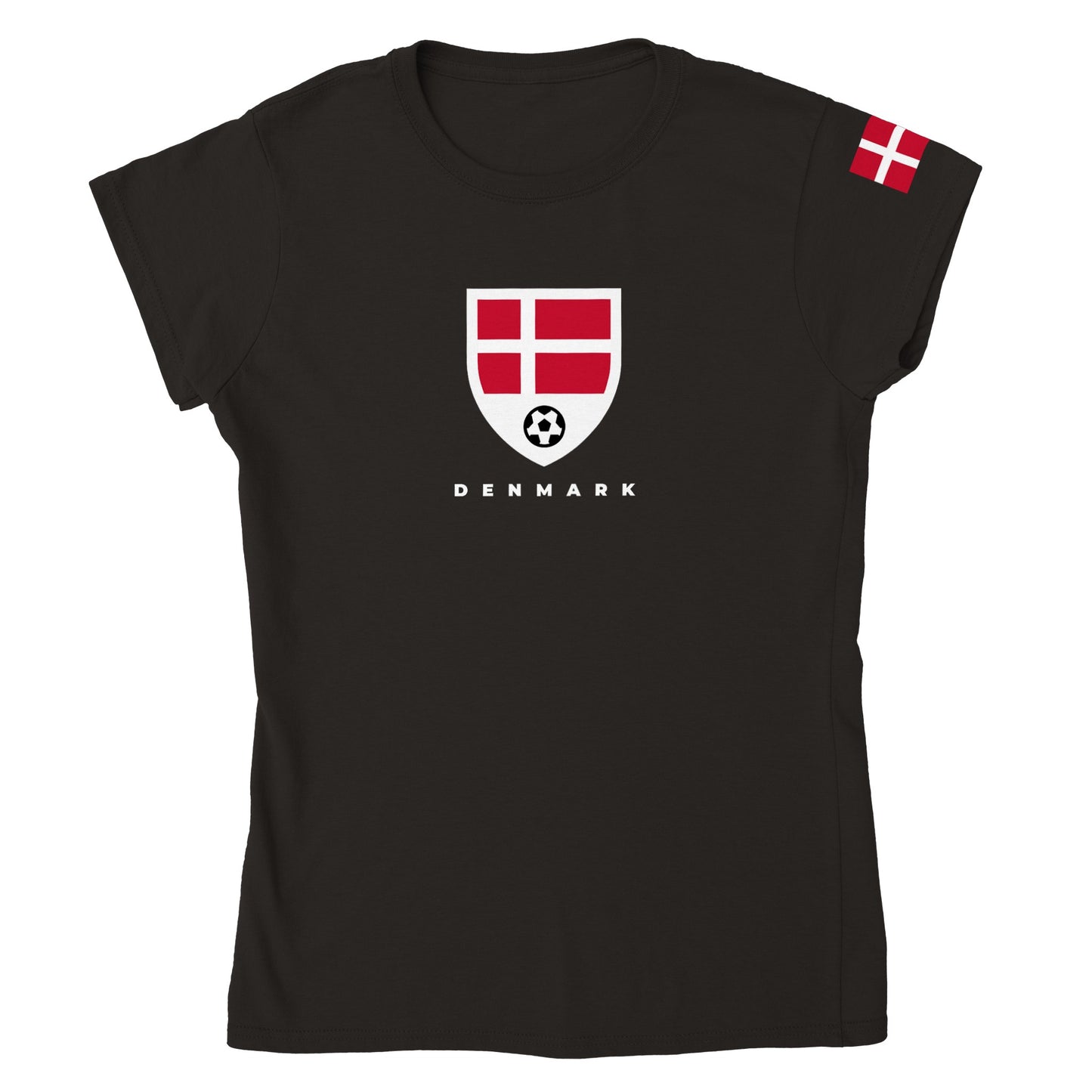 Denmark Classic Womens Crewneck T-shirt