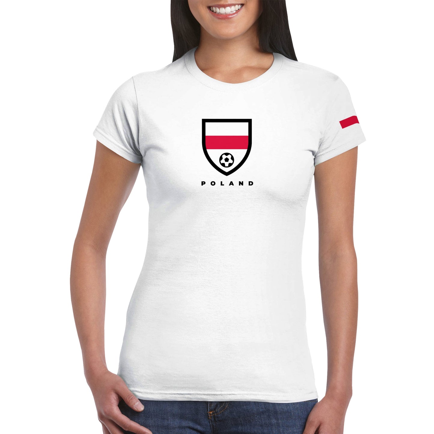 Poland Classic Womens Crewneck T-shirt