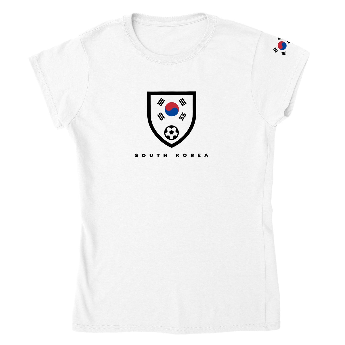 South Korea Classic Womens Crewneck T-shirt