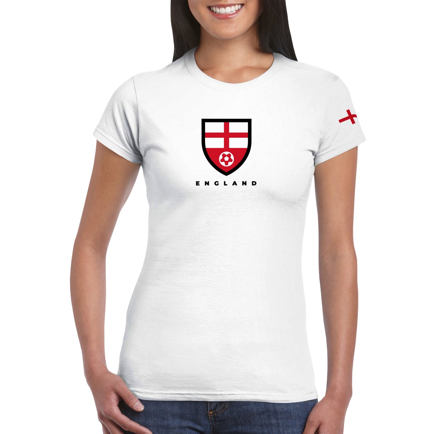 England Classic Womens Crewneck T-shirt