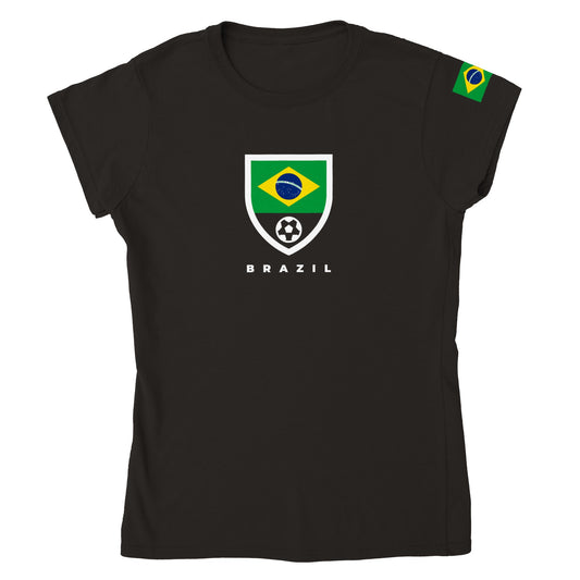 Brazil Classic Womens Crewneck T-shirt