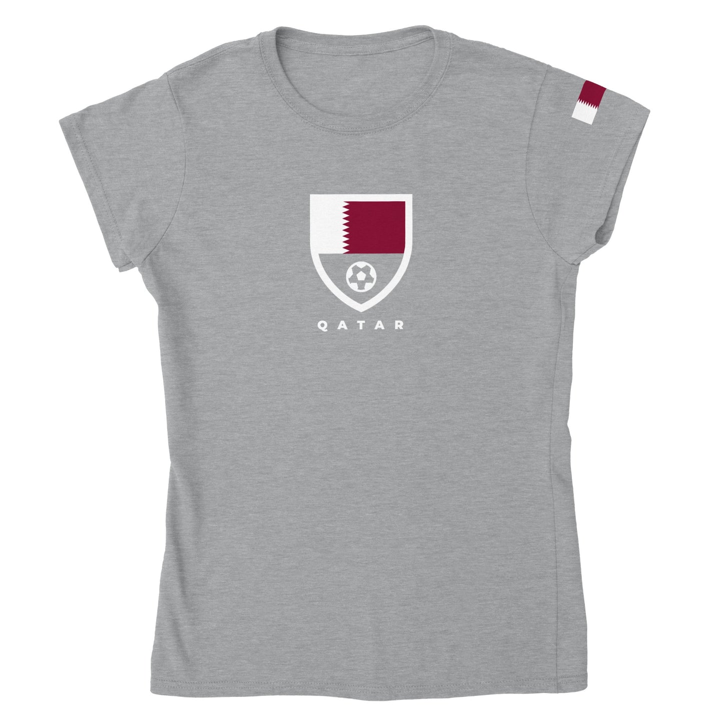 Qatar Classic Womens Crewneck T-shirt