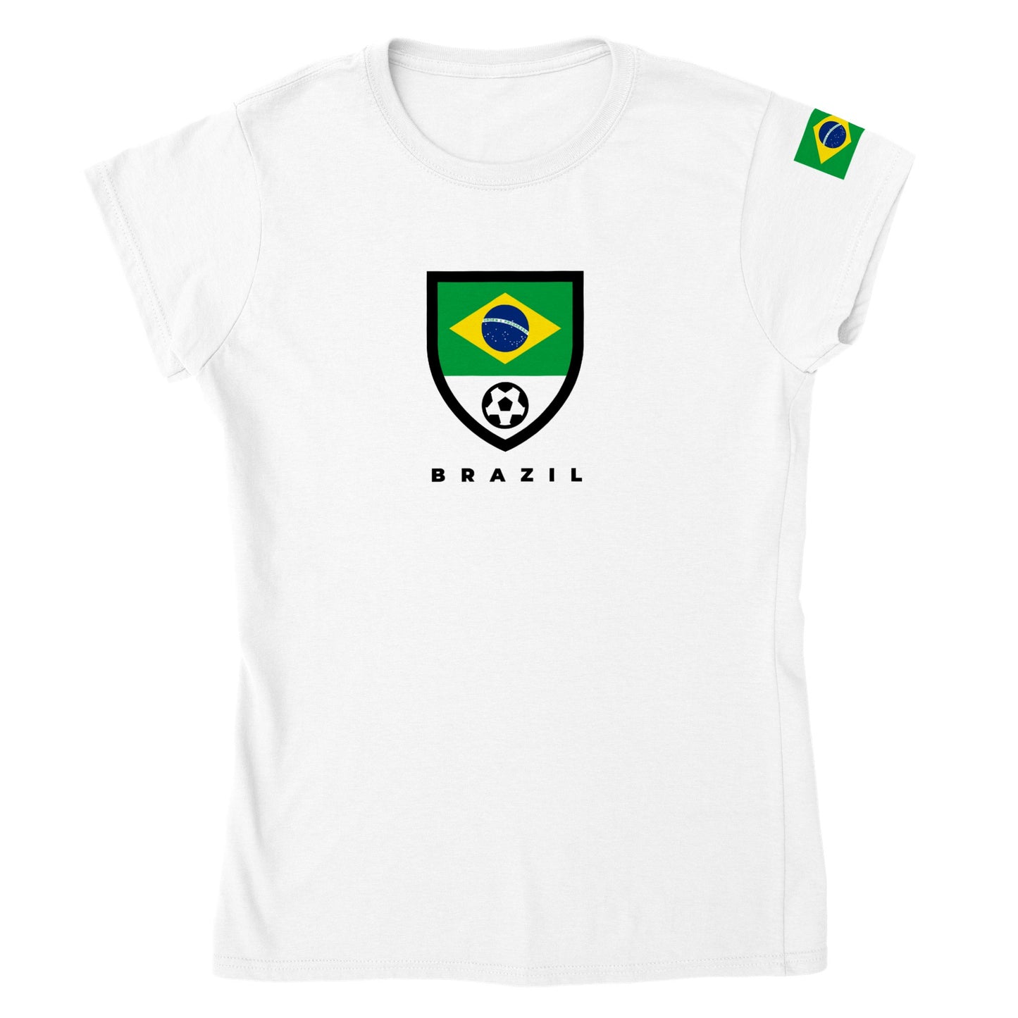 Brazil Classic Womens Crewneck T-shirt