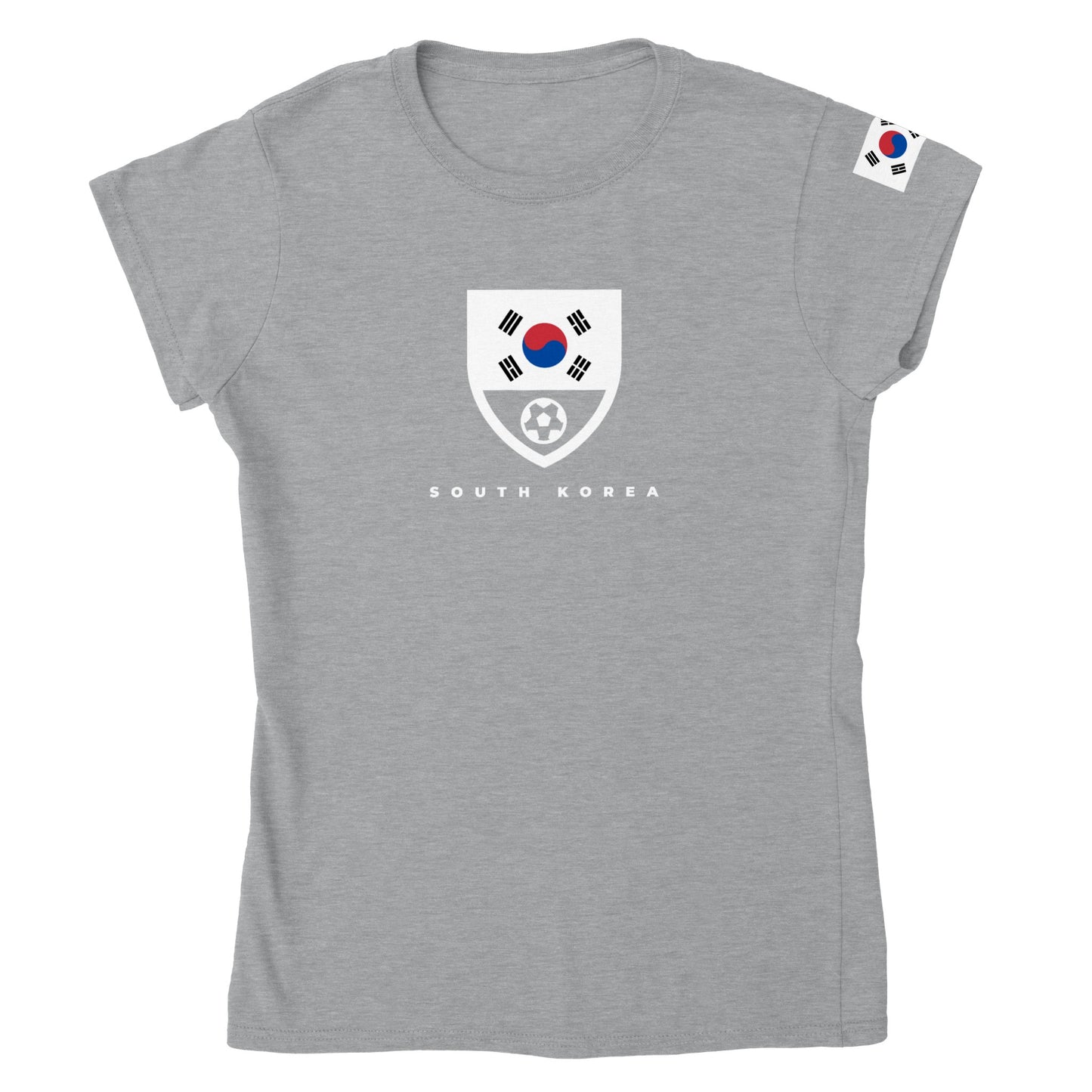 South Korea Classic Womens Crewneck T-shirt