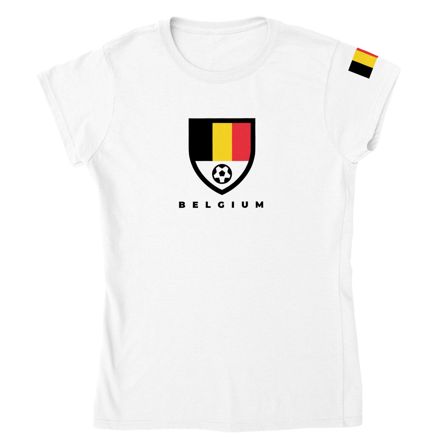 Belgium Classic Womens Crewneck T-shirt