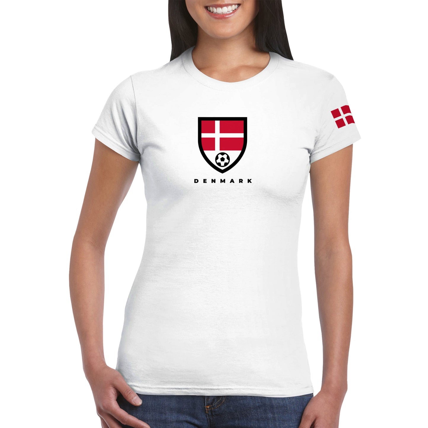 Denmark Classic Womens Crewneck T-shirt