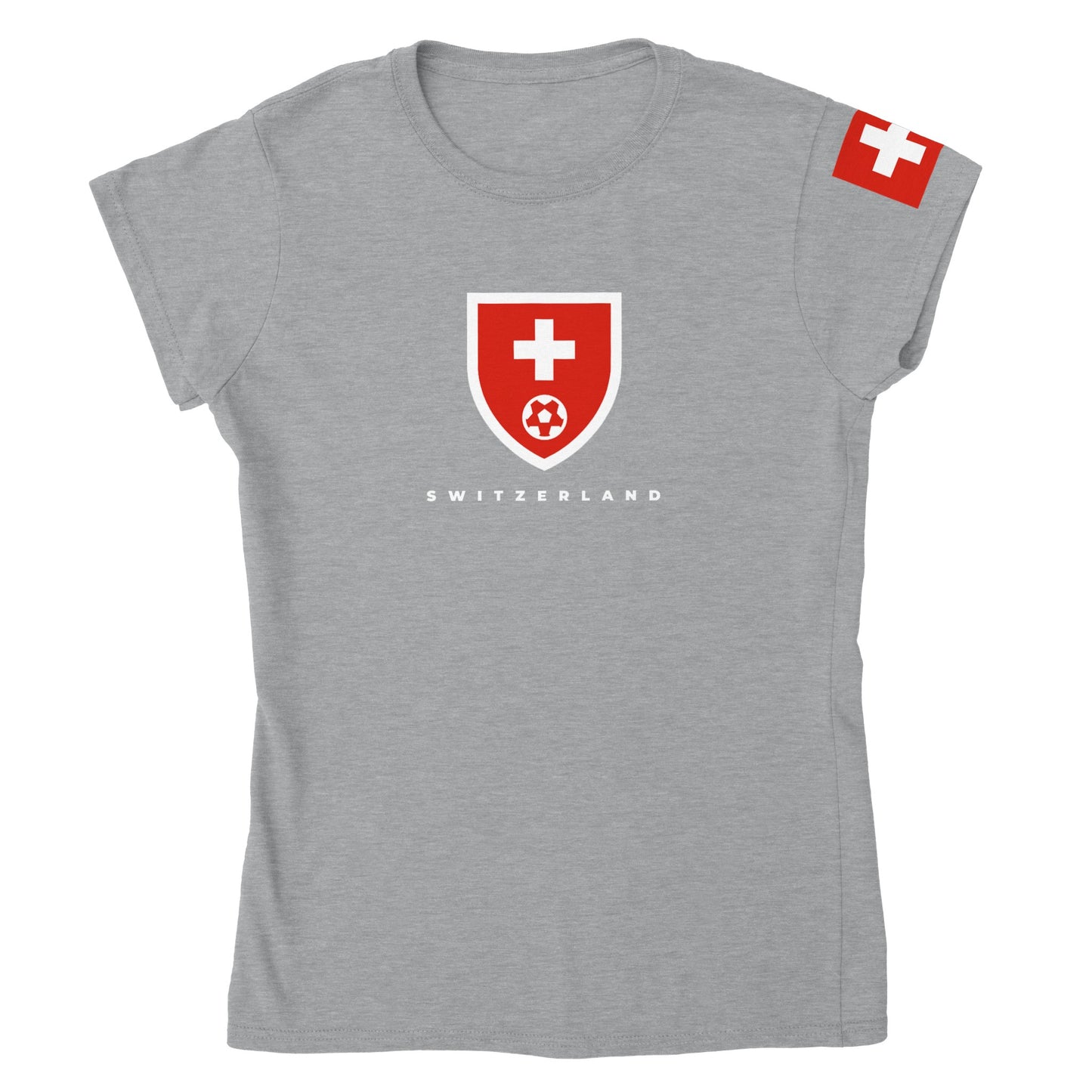 Switzerland Classic Womens Crewneck T-shirt