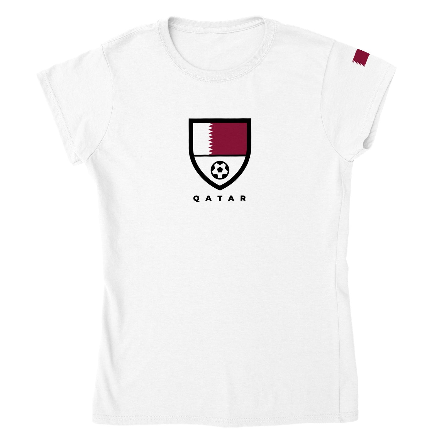 Qatar Classic Womens Crewneck T-shirt