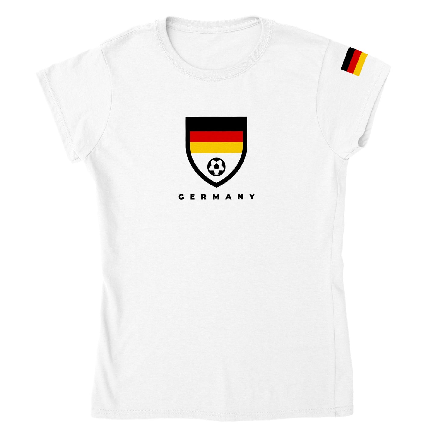 Germany Classic Womens Crewneck T-shirt