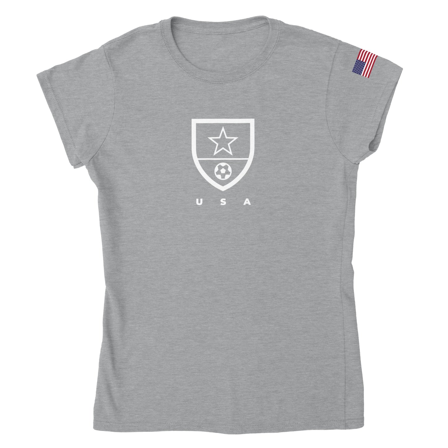 USA Classic Womens Crewneck T-shirt