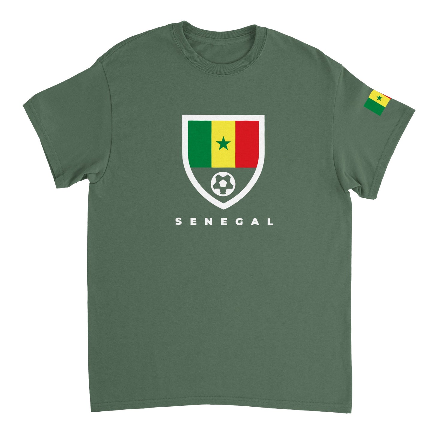 Senegal Heavyweight Unisex Crewneck T-shirt