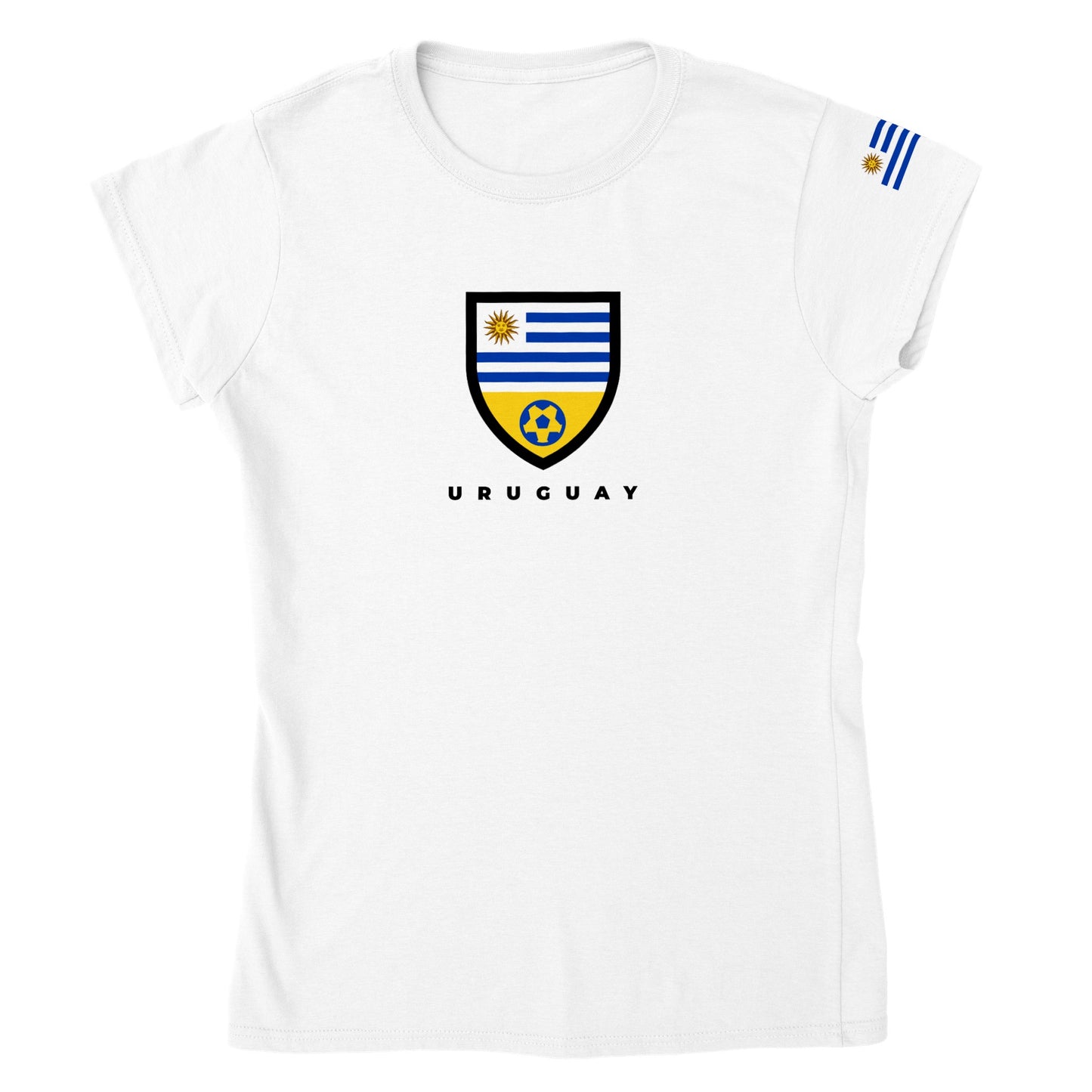 Uruguay Classic Womens Crewneck T-shirt