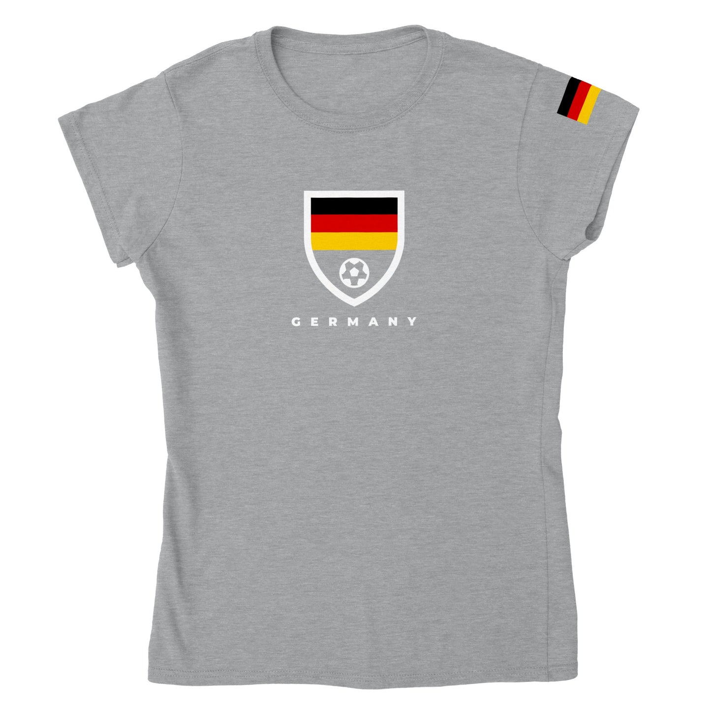 Germany Classic Womens Crewneck T-shirt