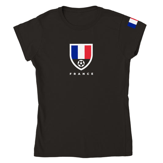 France Classic Womens Crewneck T-shirt