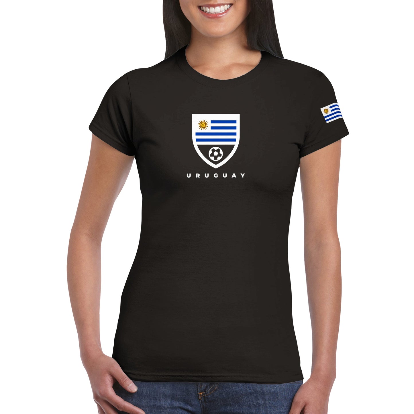 Uruguay Classic Womens Crewneck T-shirt