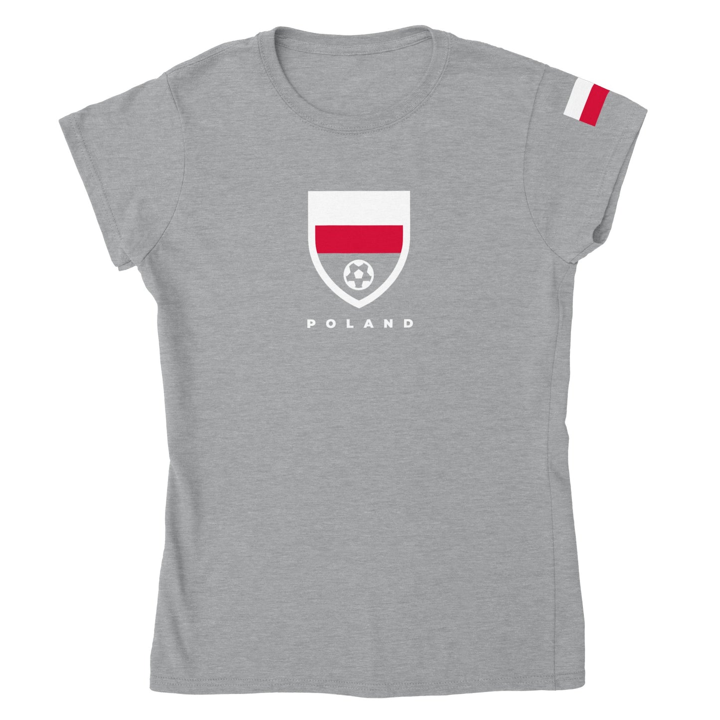 Poland Classic Womens Crewneck T-shirt