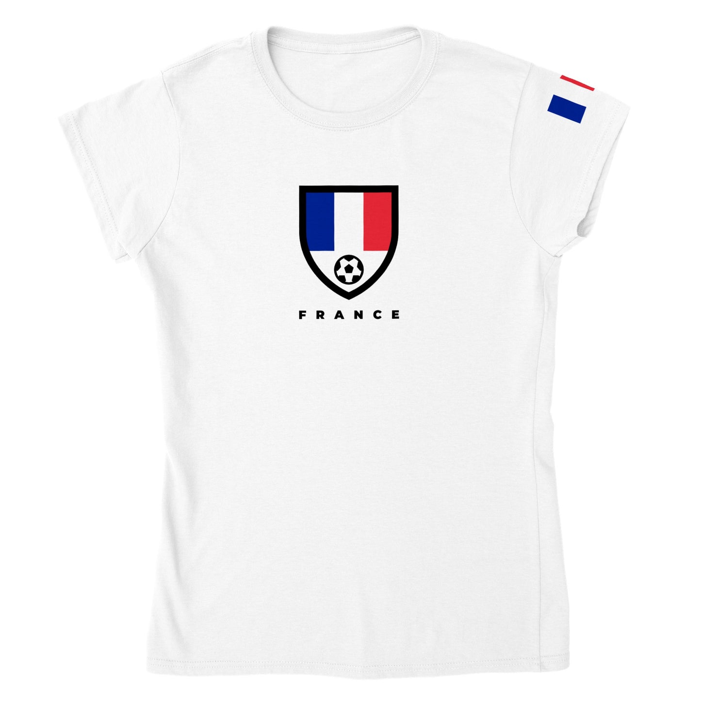 France Classic Womens Crewneck T-shirt