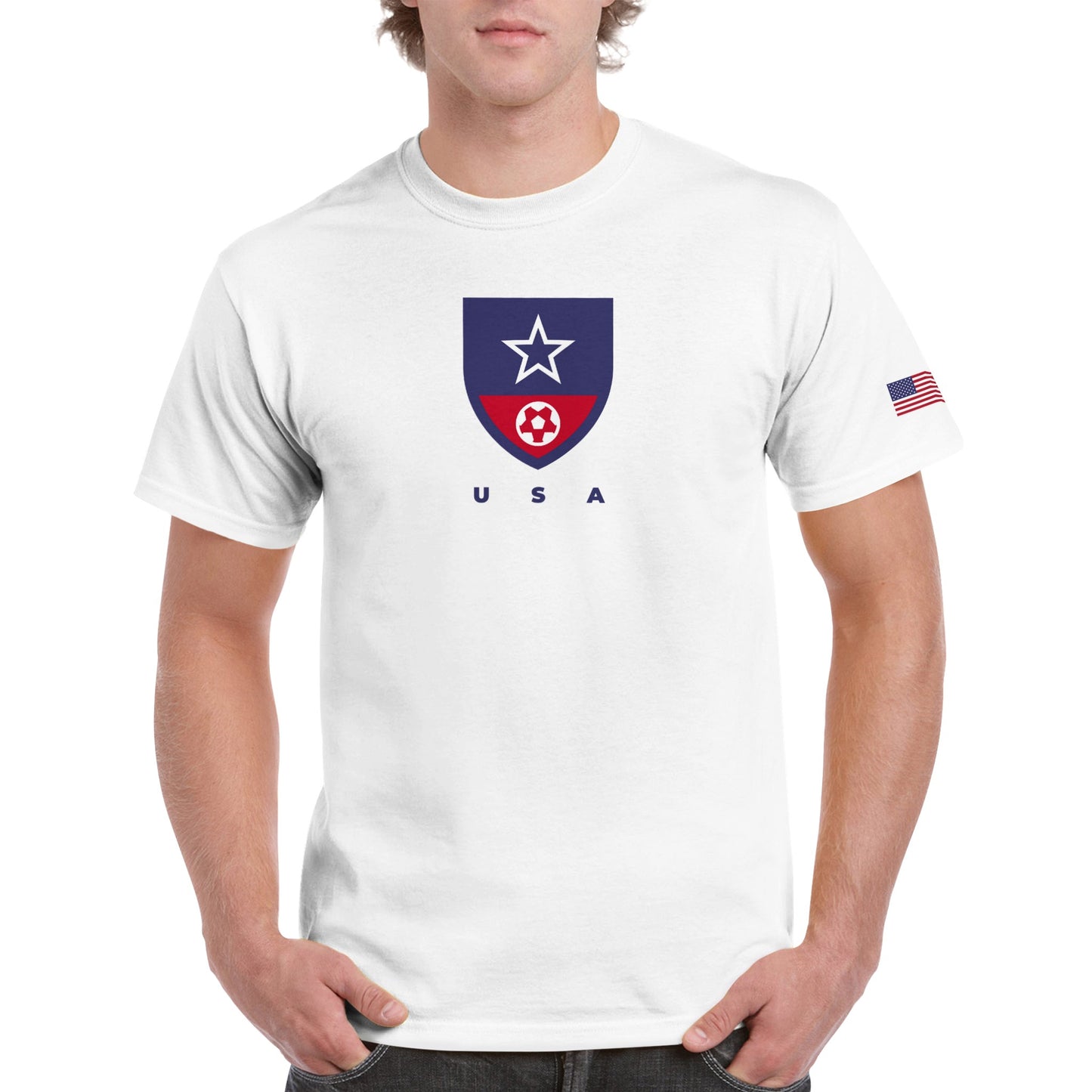 USA Heavyweight Unisex Crewneck T-shirt