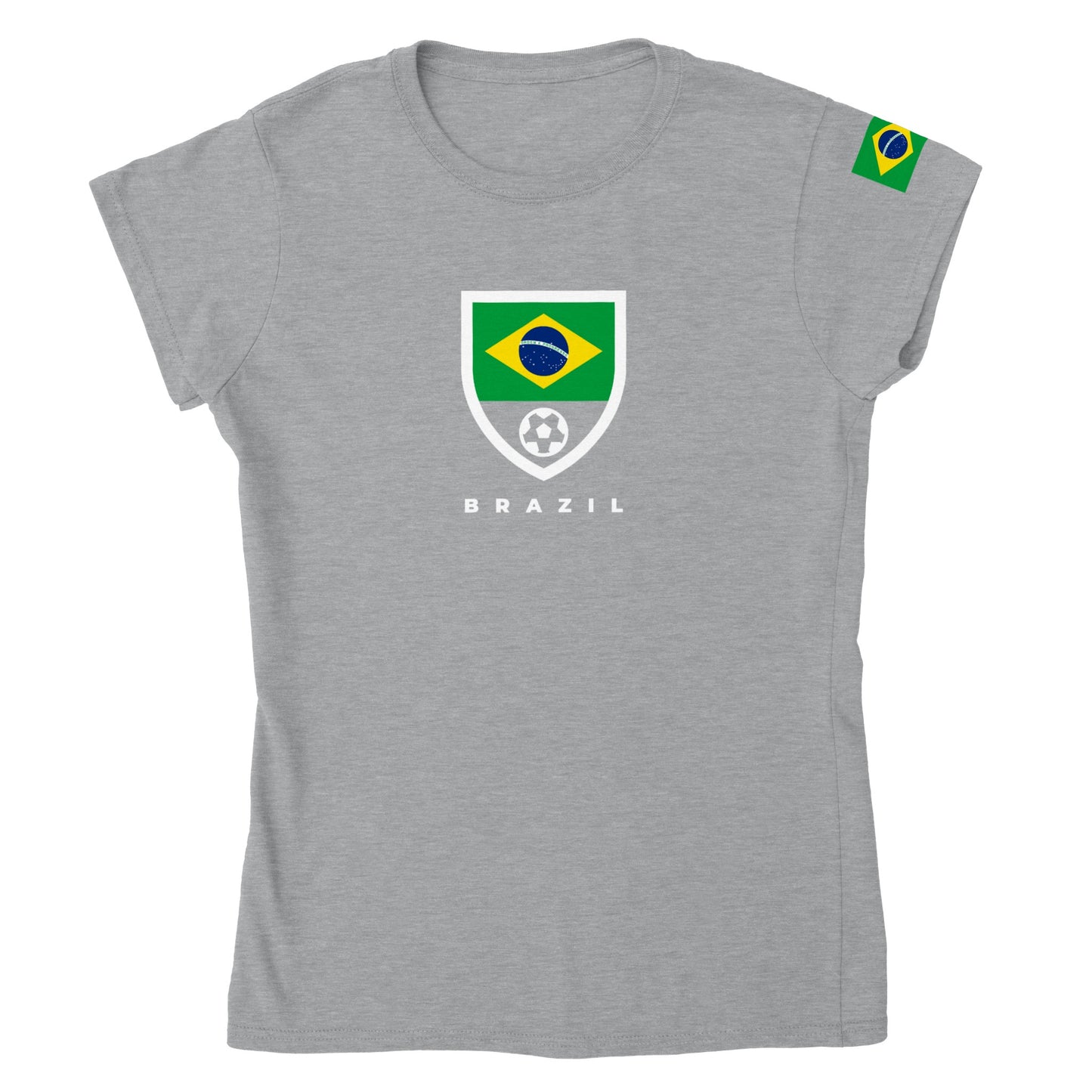 Brazil Classic Womens Crewneck T-shirt