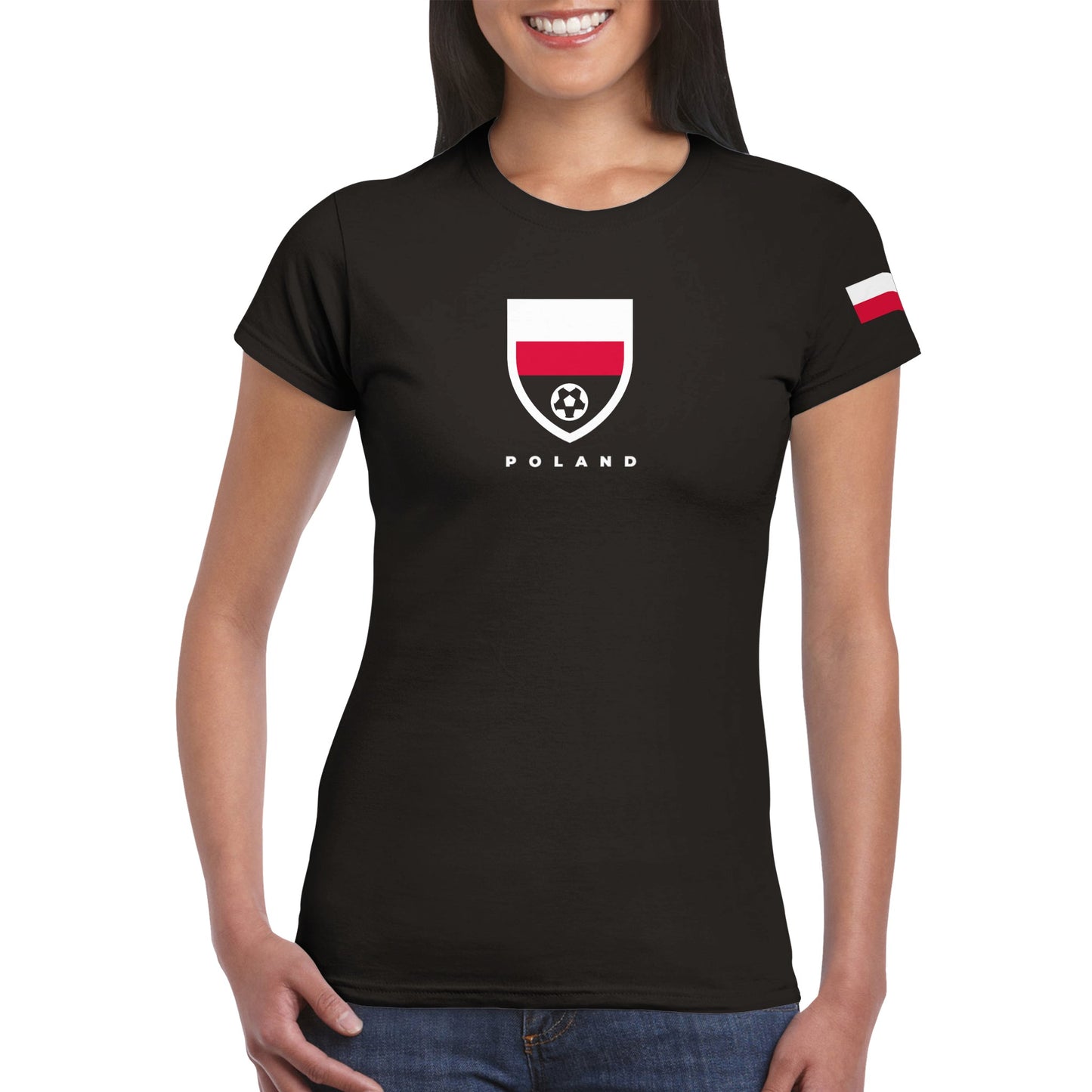 Poland Classic Womens Crewneck T-shirt