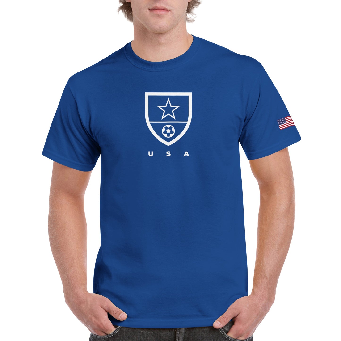 USA Heavyweight Unisex Crewneck T-shirt