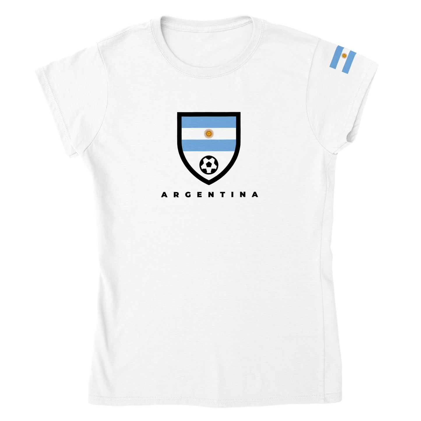 Argentina Classic Womens Crewneck T-shirt