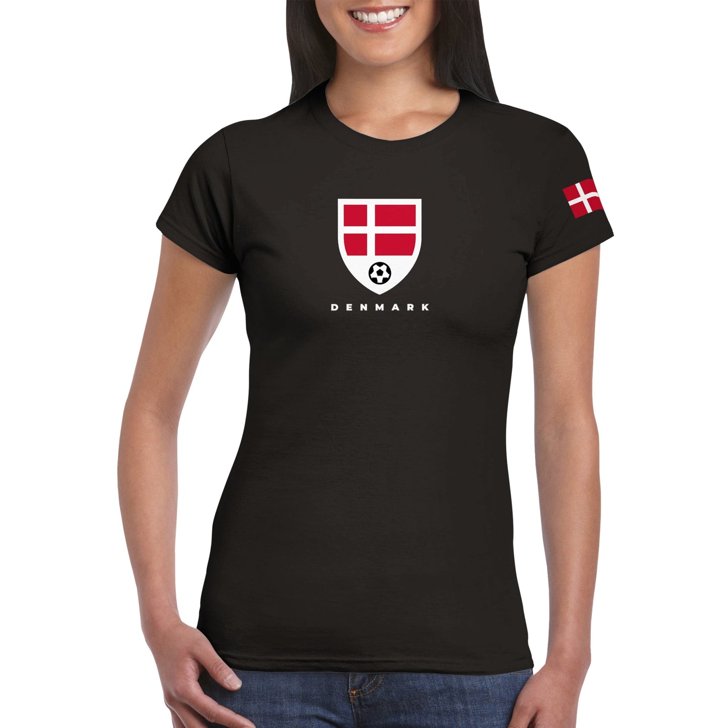 Denmark Classic Womens Crewneck T-shirt