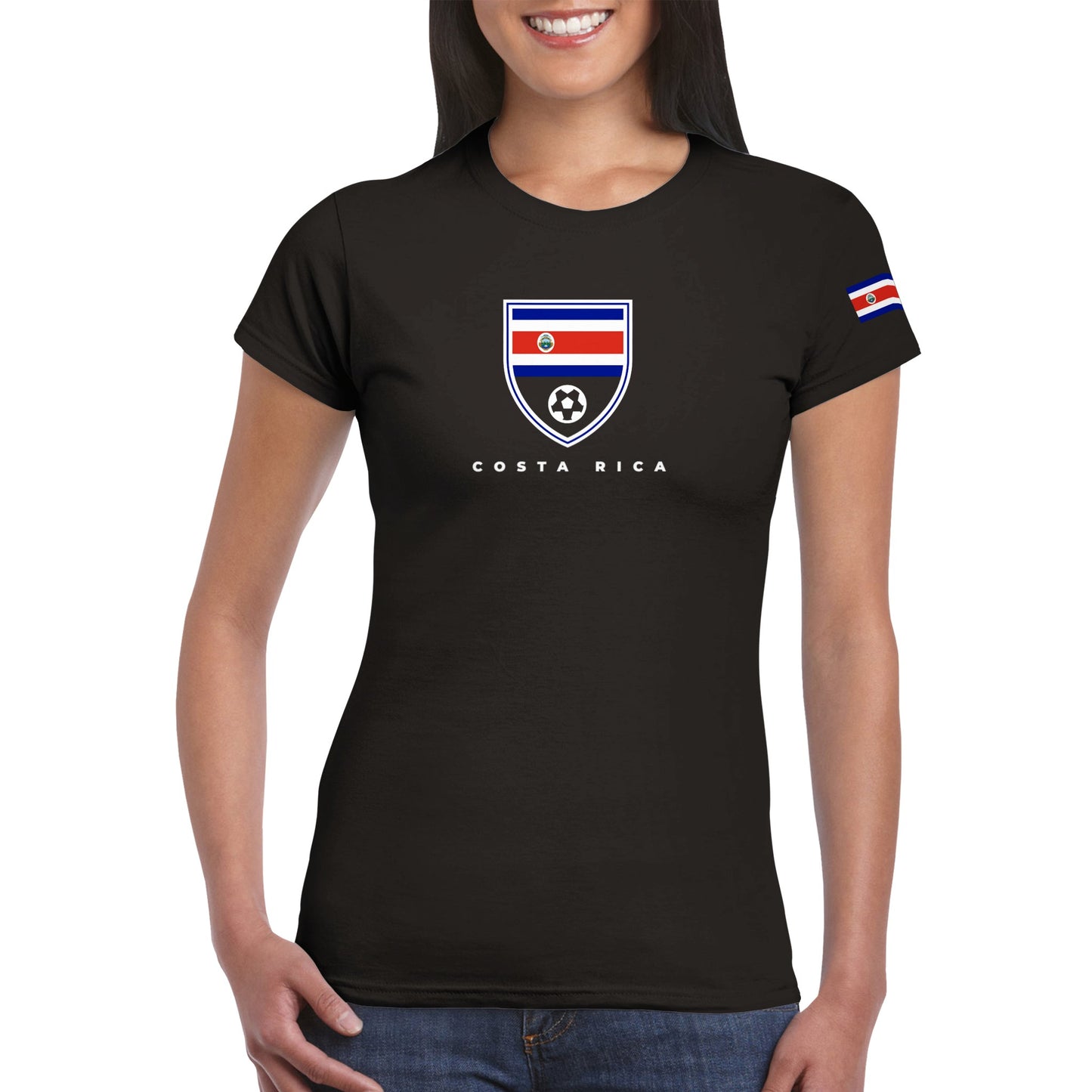 Costa Rica Classic Womens Crewneck T-shirt