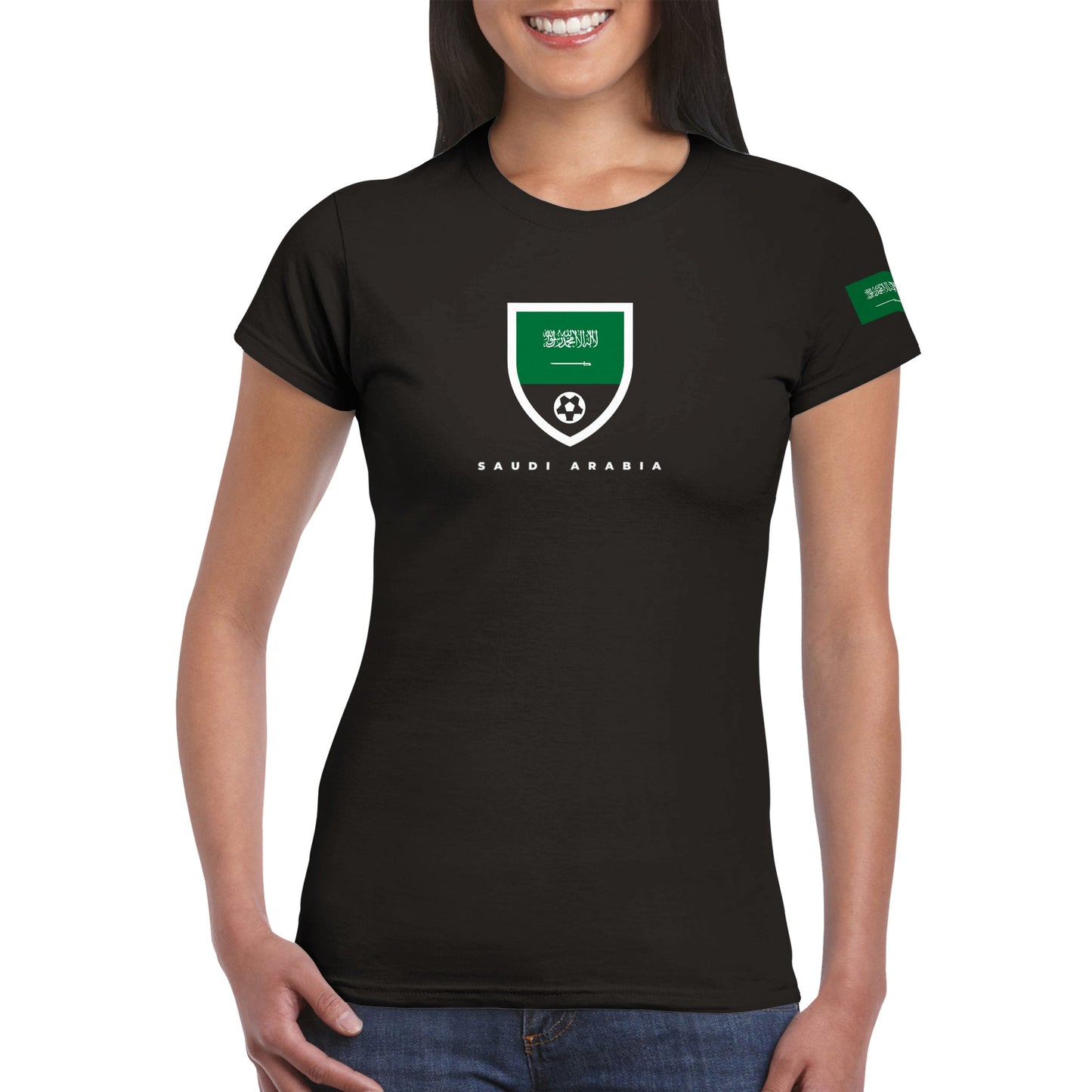 Saudi Arabia Classic Womens Crewneck T-shirt