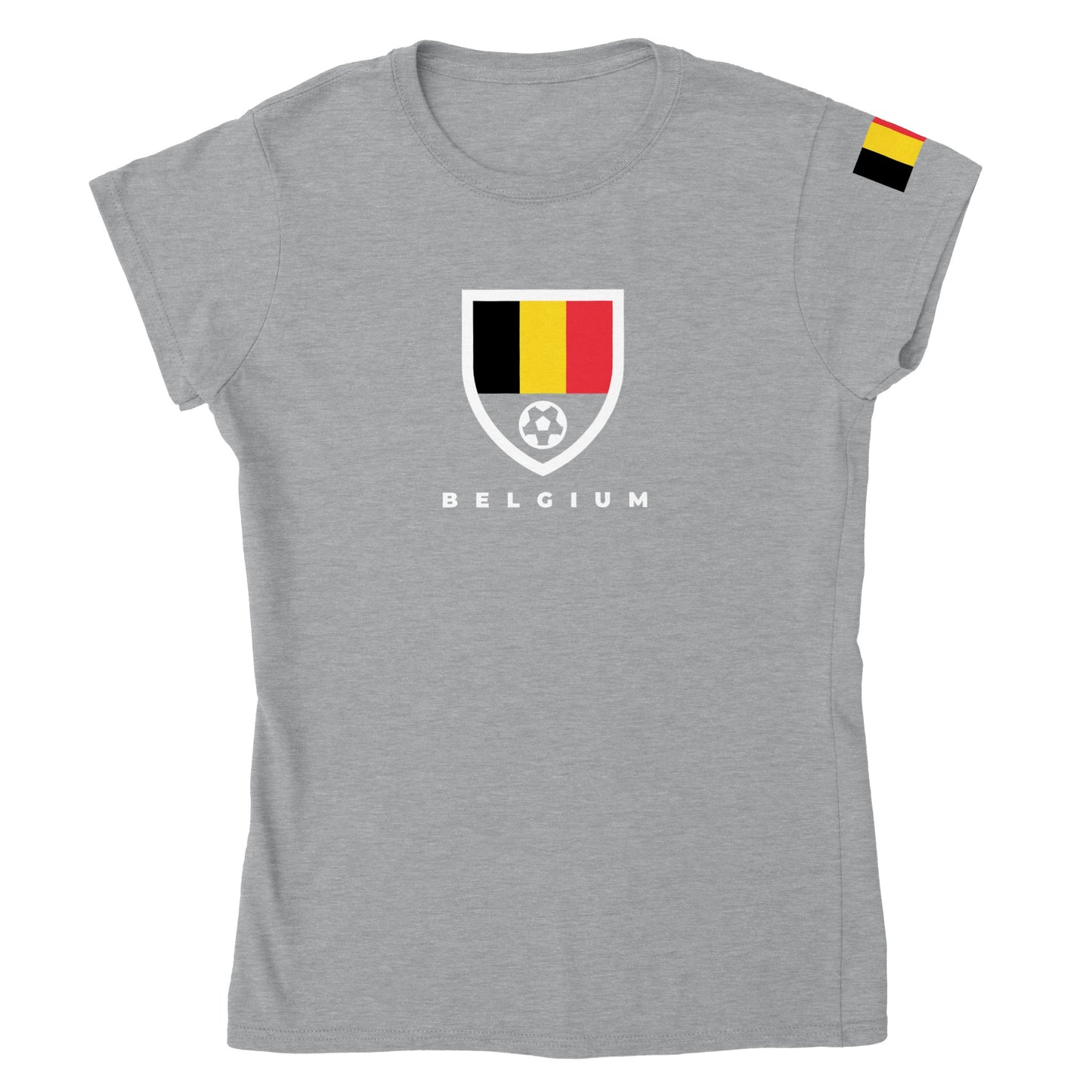 Belgium Classic Womens Crewneck T-shirt