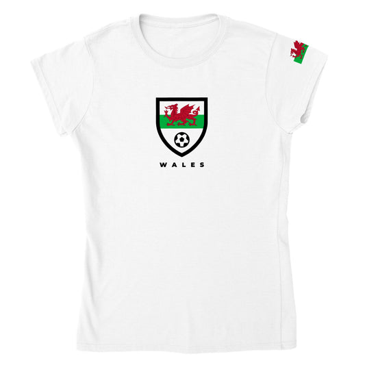 Wales Classic Womens Crewneck T-shirt