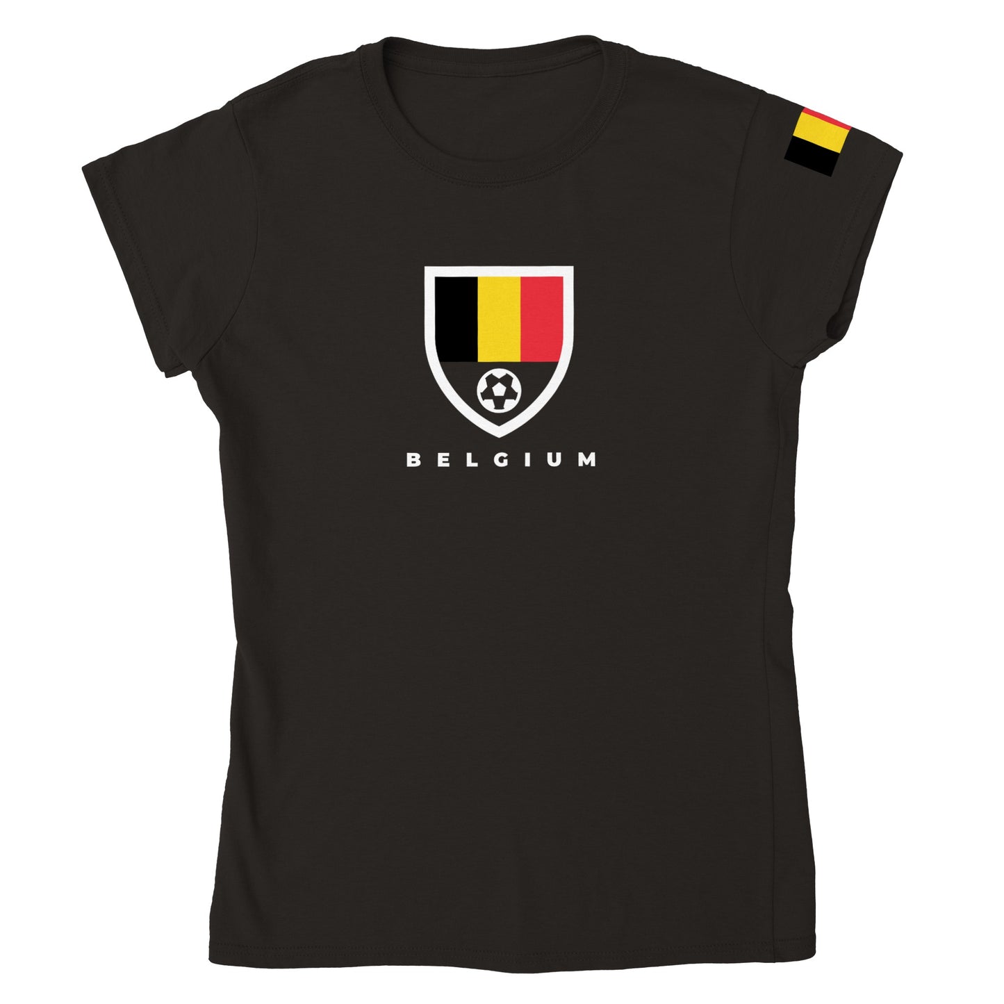 Belgium Classic Womens Crewneck T-shirt