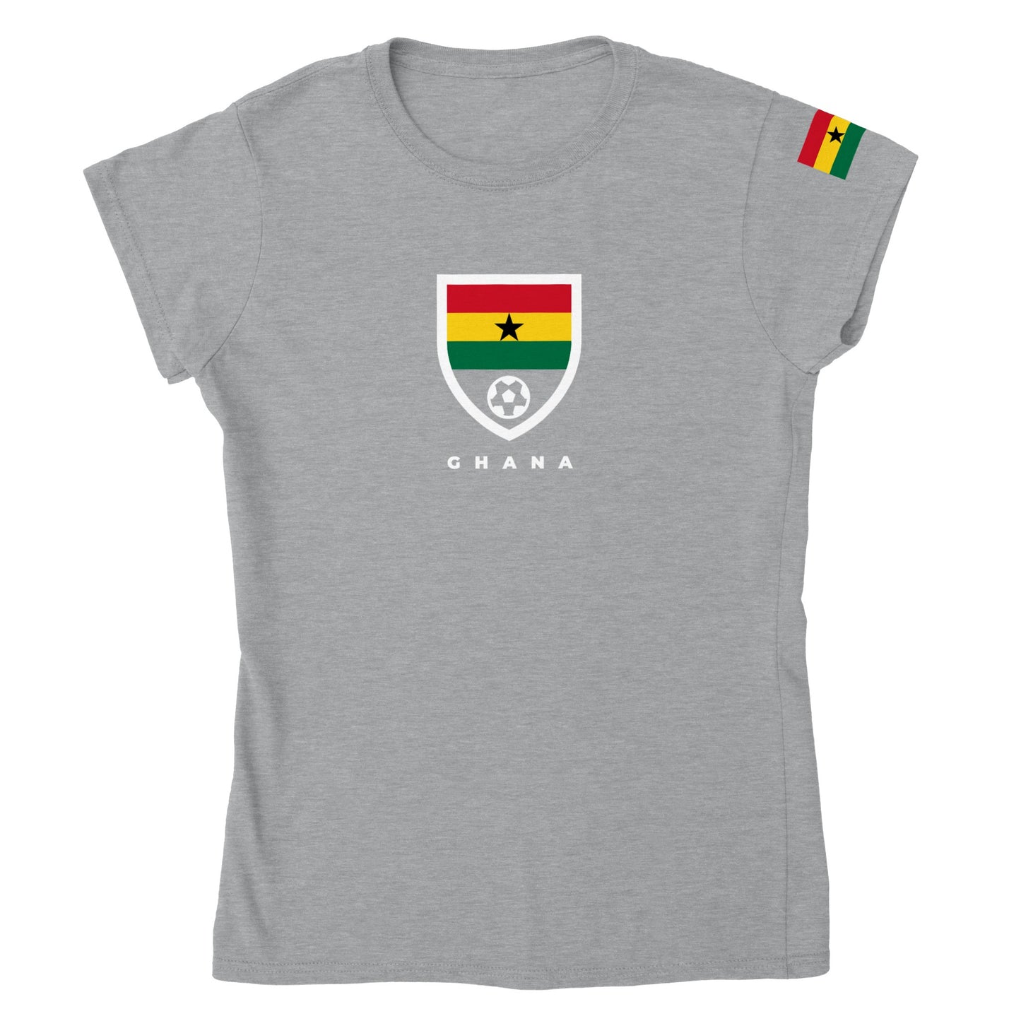 Ghana Classic Womens Crewneck T-shirt