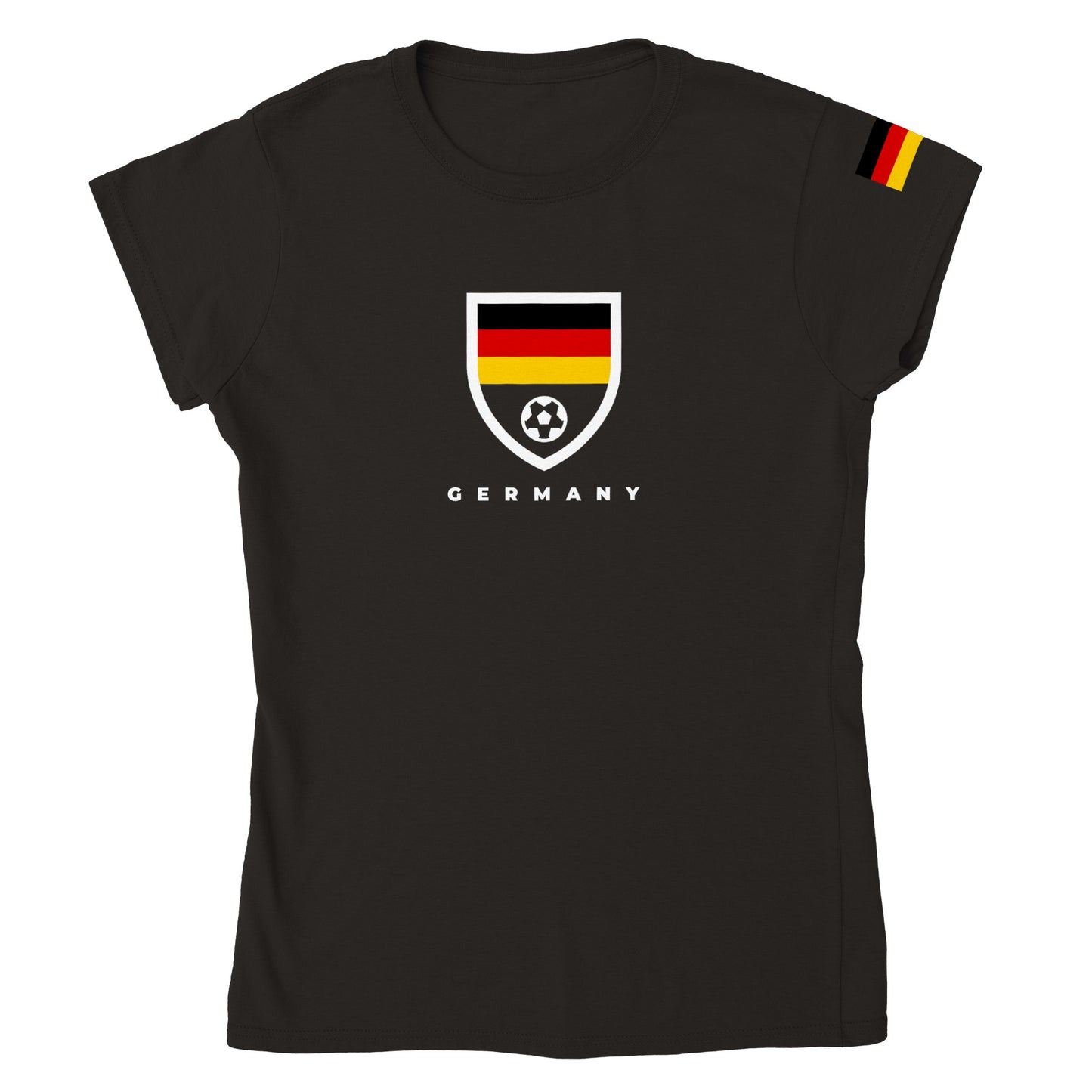 Germany Classic Womens Crewneck T-shirt