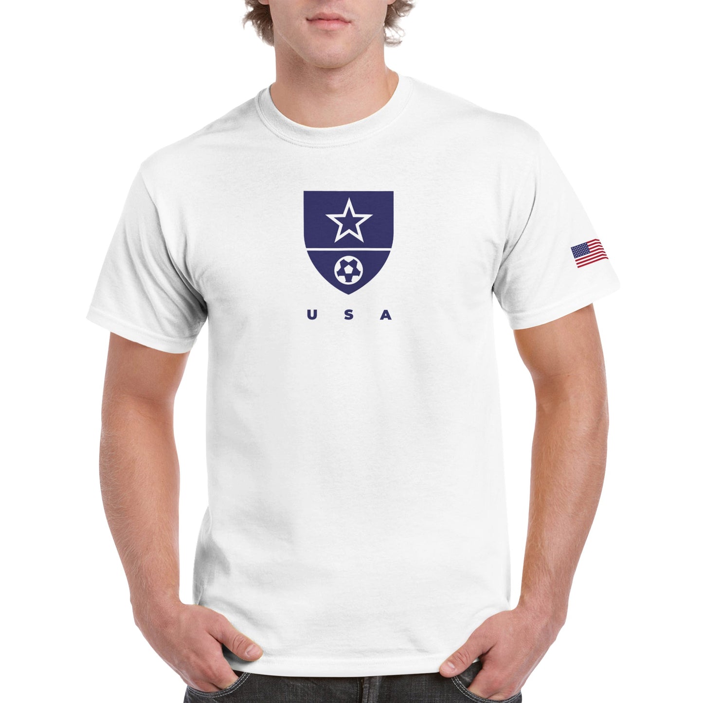 USA Heavyweight Unisex Crewneck T-shirt